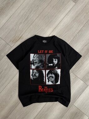 Vintage The Beatles "Let It Be" back to back graphic T shirt